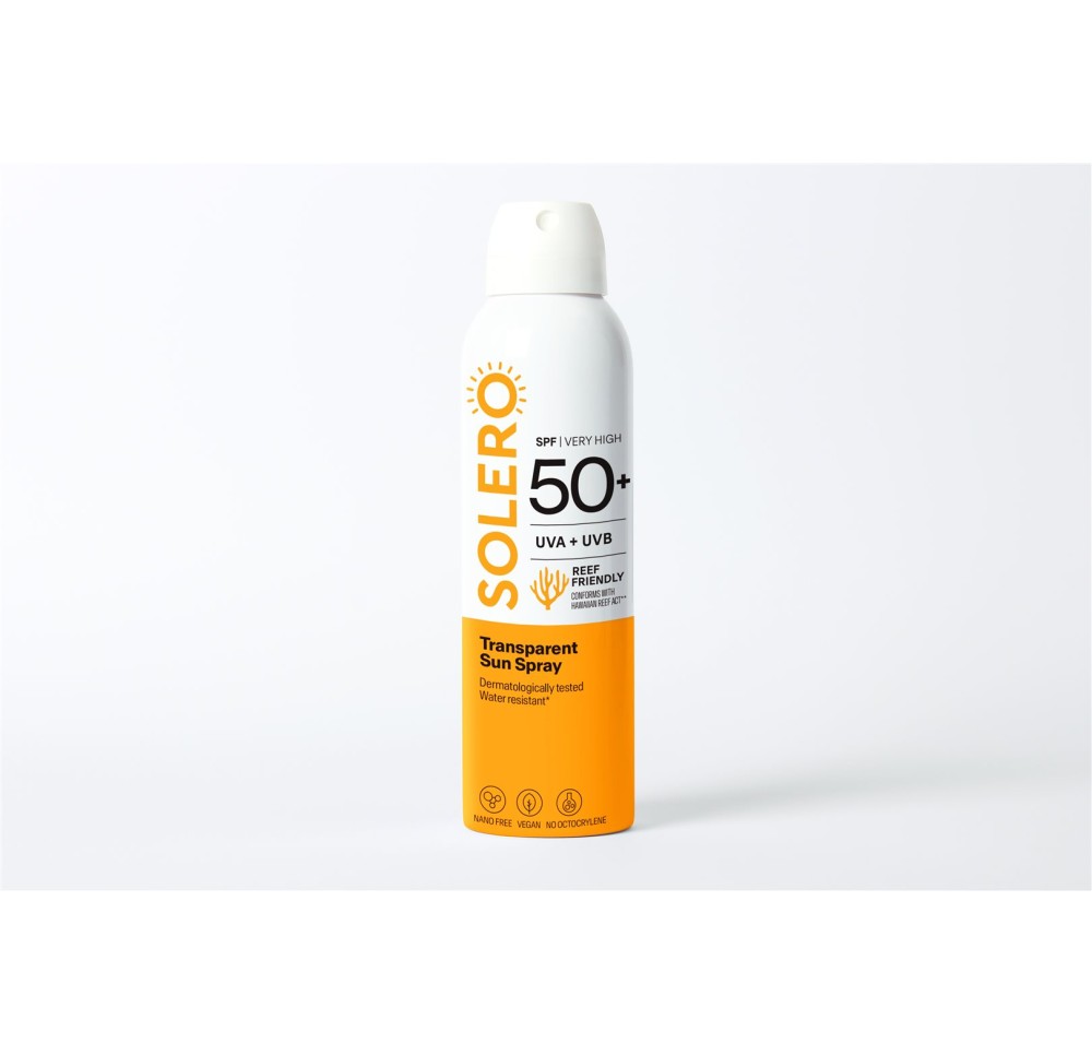 SOLERO spray solaire transparent SPF50+ 200 ml