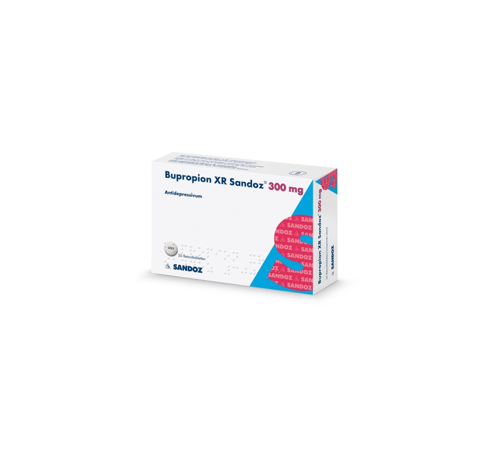 BUPROPION XR Sandoz cpr ret 300 mg 30 pce