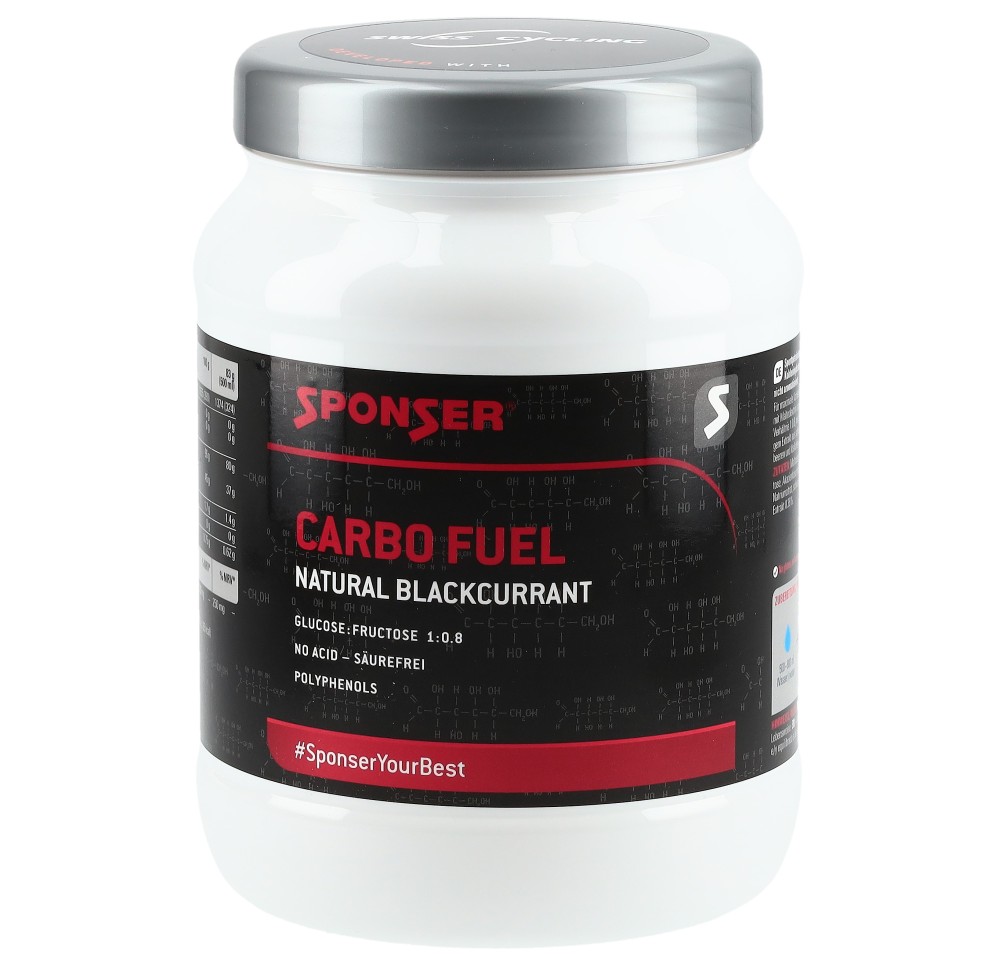 SPONSER Carbo Fuel Natural pdr Blackcurrant 1000 g