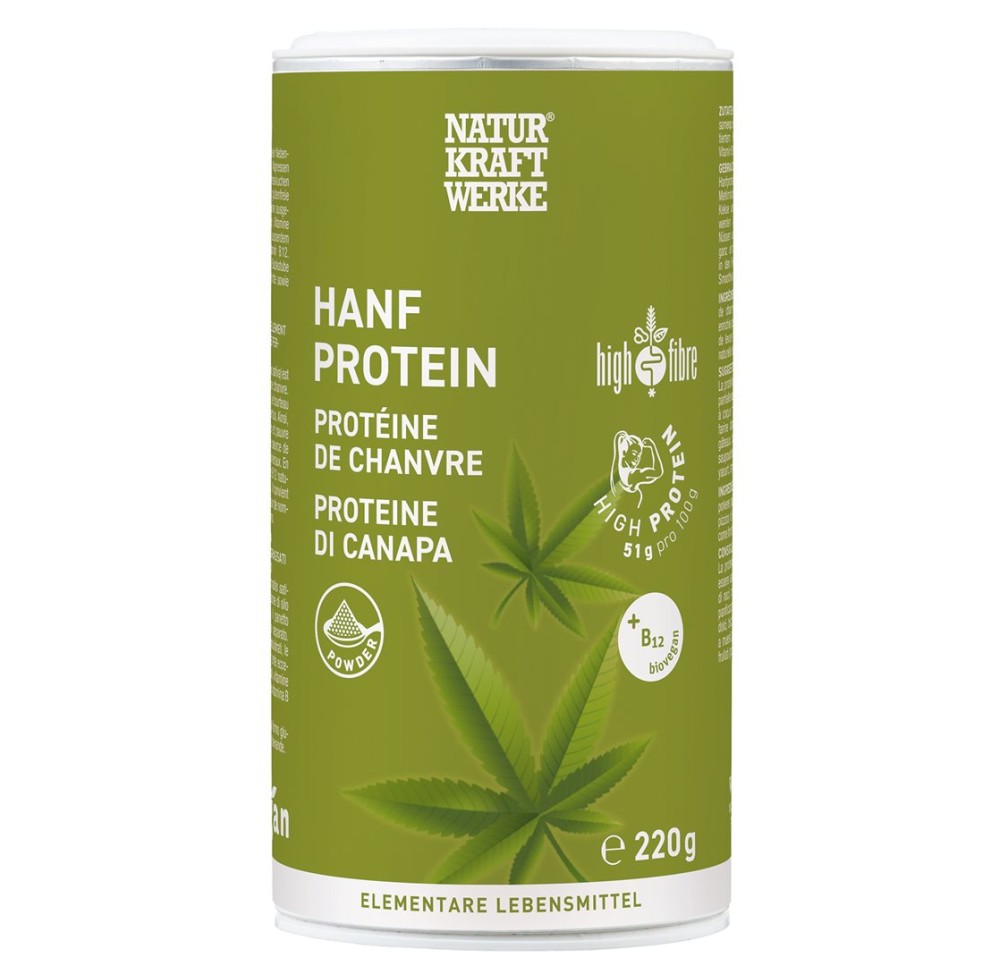 NATURKRAFTWERKE Protéine de chanvre B12 Bio 220 g