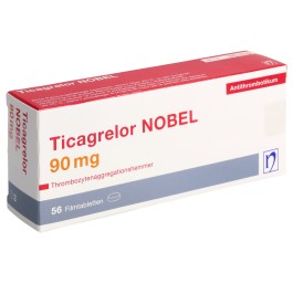 TICAGRELOR NOBEL cpr pell 90 mg 56 pce