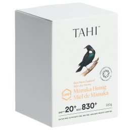 TAHI miel Manuka UMF 20+ MGO 830+ a/f pot 250 g