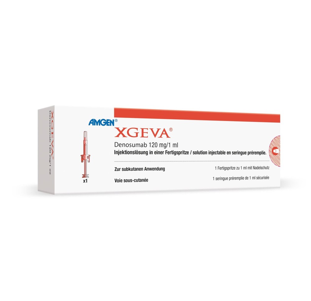 XGEVA sol inj 120 mg/ml ser pré 1 ml