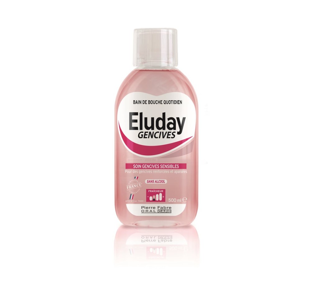 ELUDAY bain de bouche gencives fl 500 ml