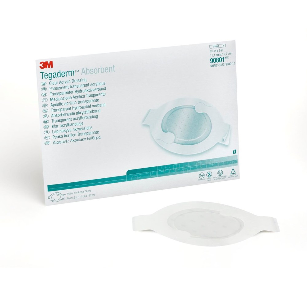 3M TEGADERM ABSORB pans vul 11.1x12.7cm (n) 10 pce