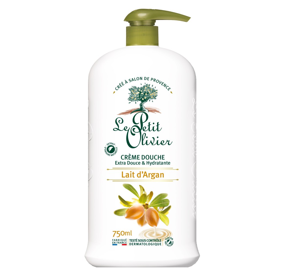 LE PETIT OLIVIER crème douche argan hypo 750 ml