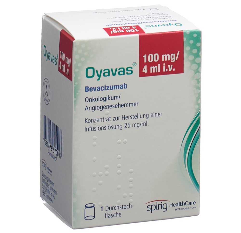OYAVAS conc perf 100 mg/4ml flac 4 ml