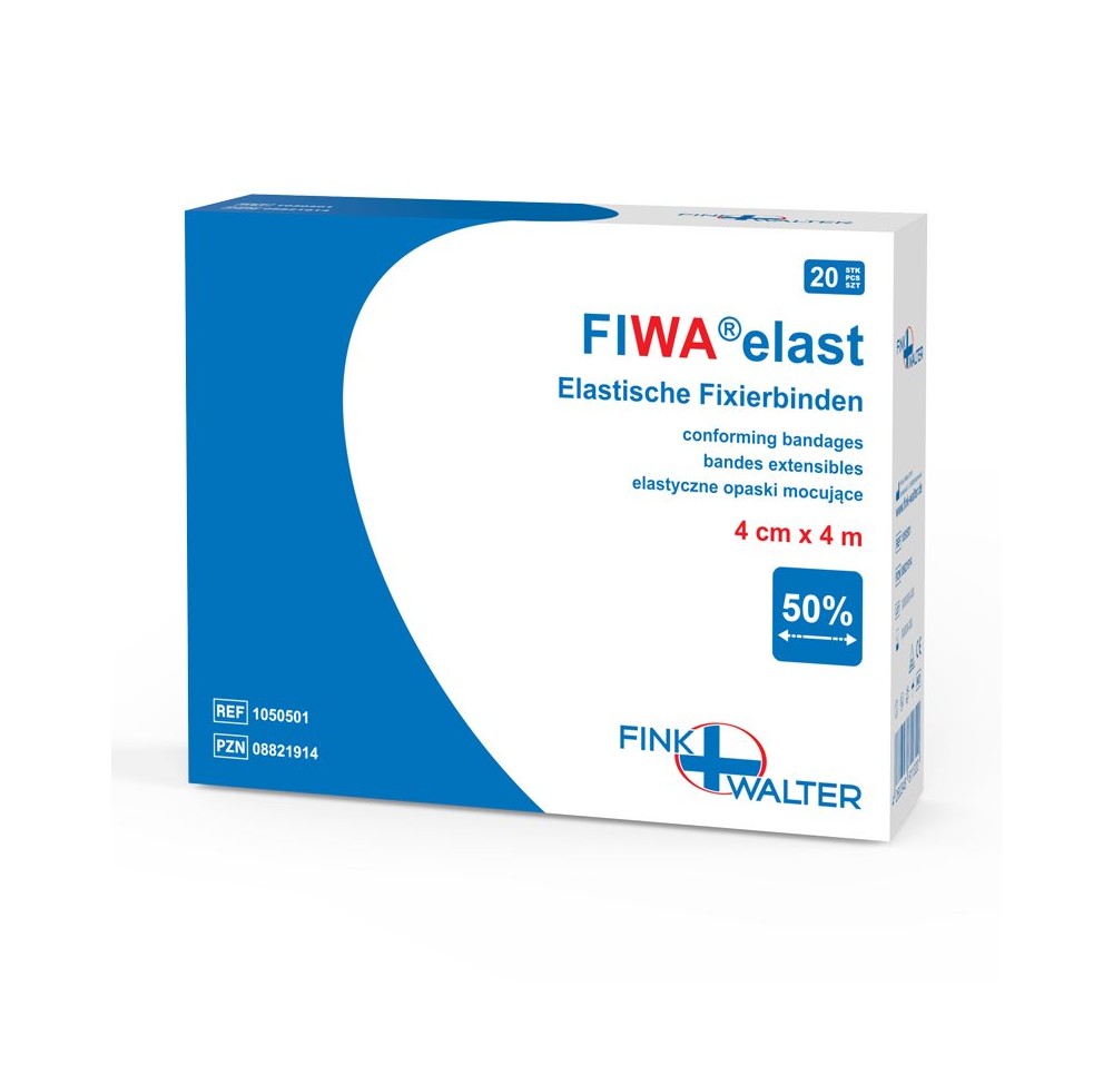 FIWA elast pansem fixation 4cmx4m rouleau 20 pce