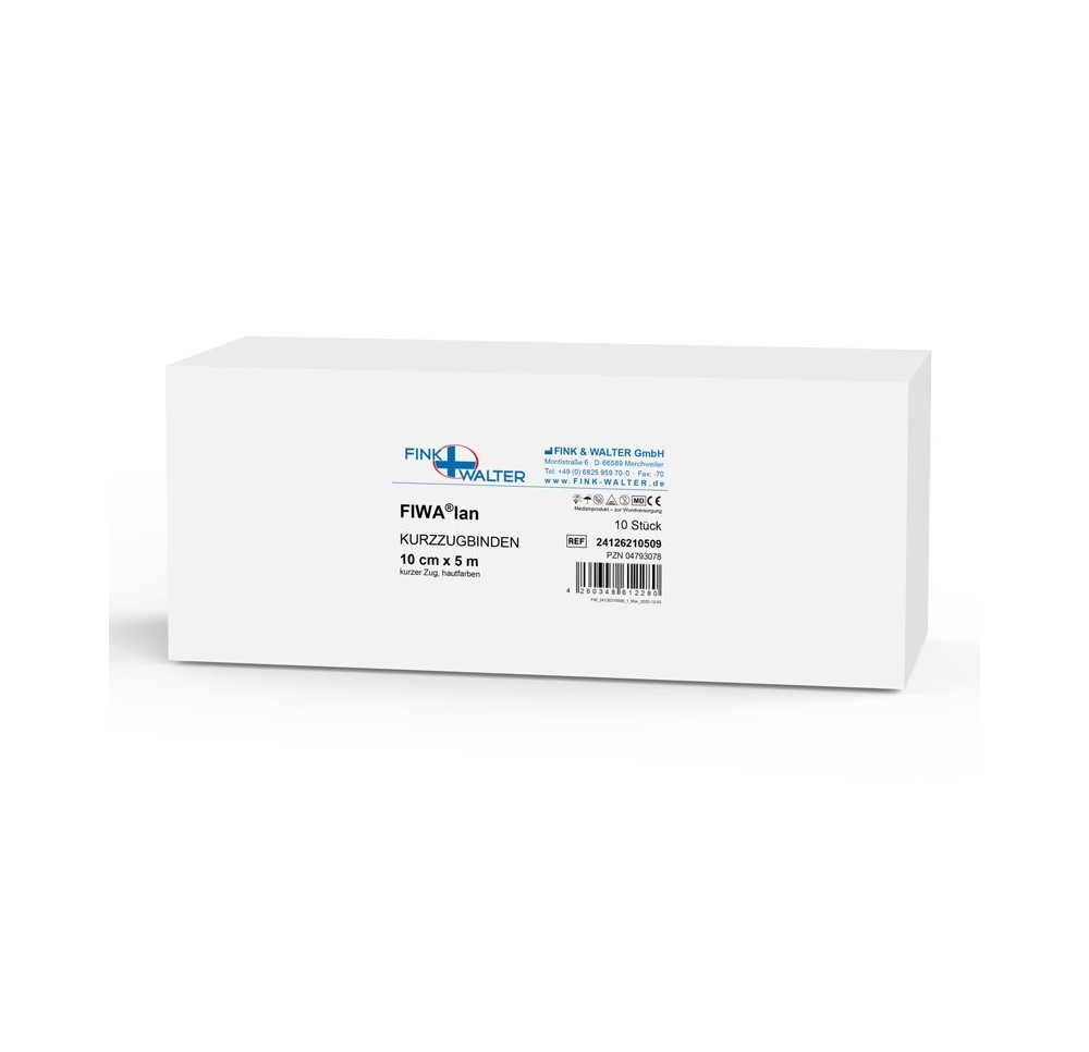 FIWA lan bandage compressif 10cmx5m rouleau 10 pce