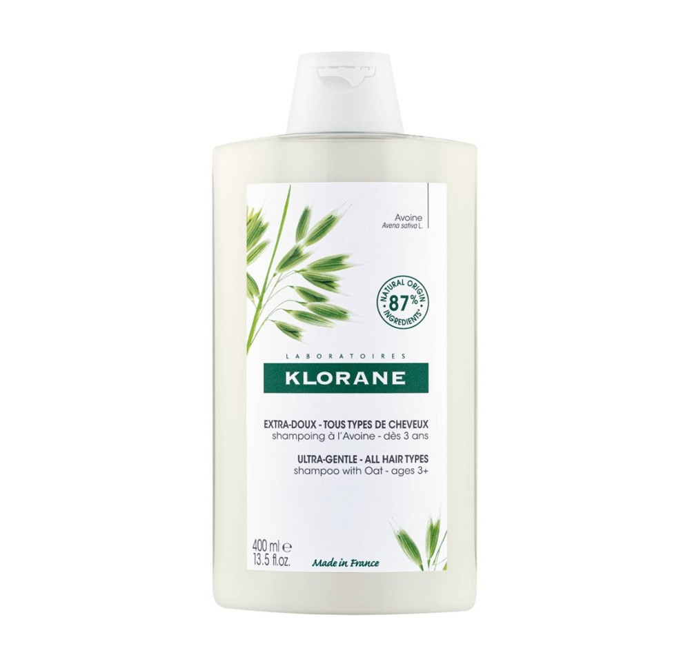 KLORANE Avoine bio shampooing tb 400 ml
