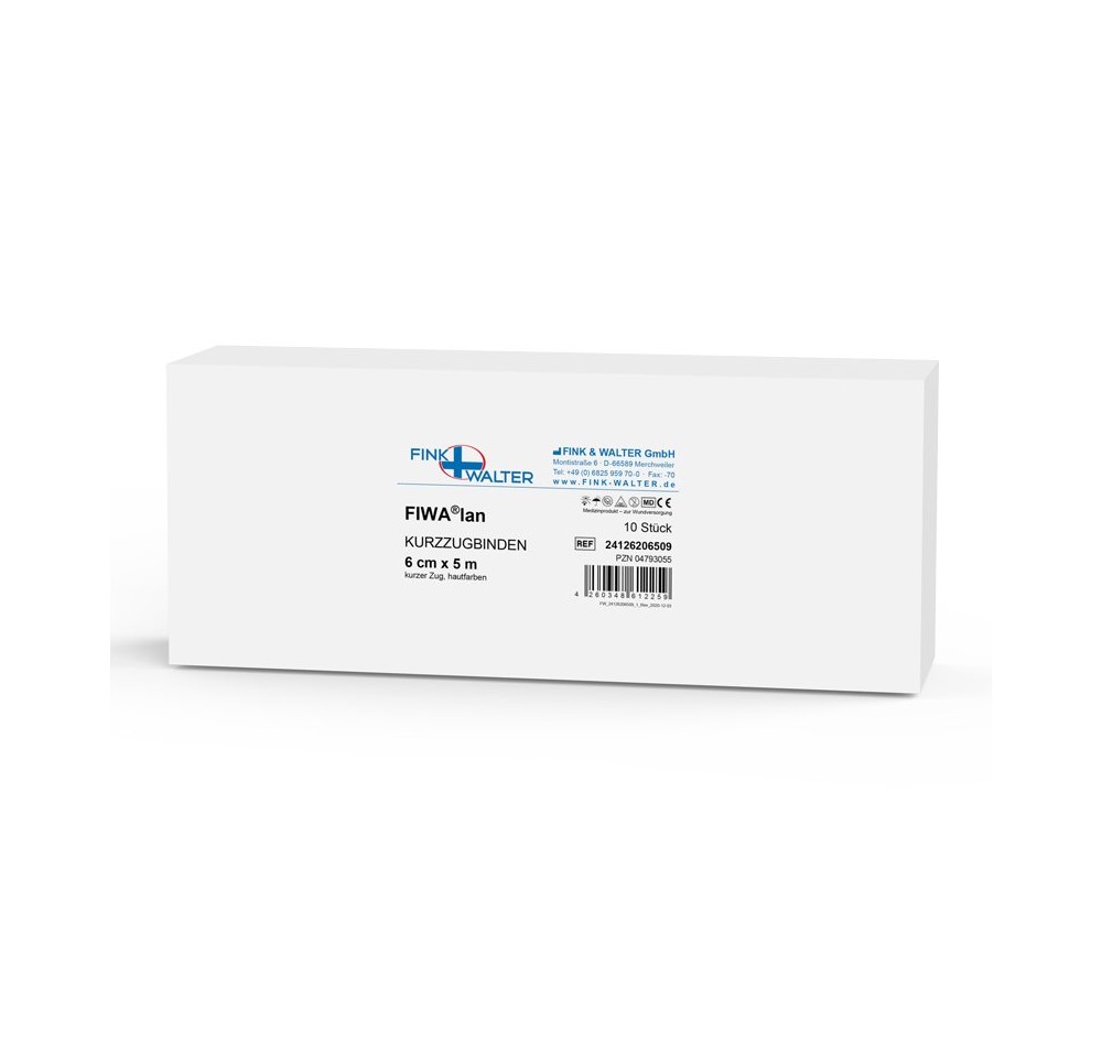 FIWA lan bandage compressif 6cmx5m rouleau 10 pce