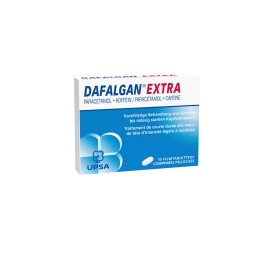 DAFALGAN EXTRA cpr pell 500/65 mg 10 pce