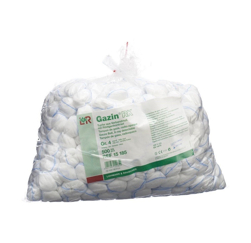 RAUCOTUPF tupimed Gr6 53mm av fil RX sach 500 pce