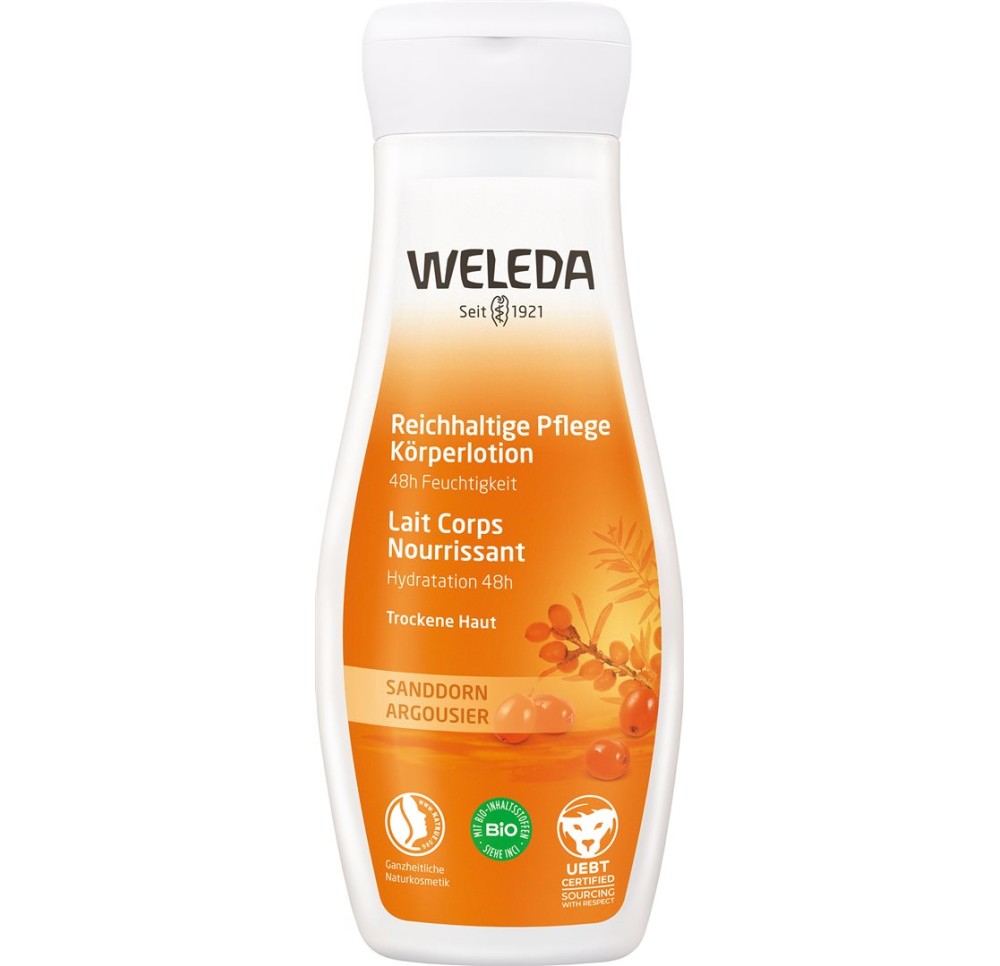 WELEDA lait corps nourrissant argousier fl 200 ml