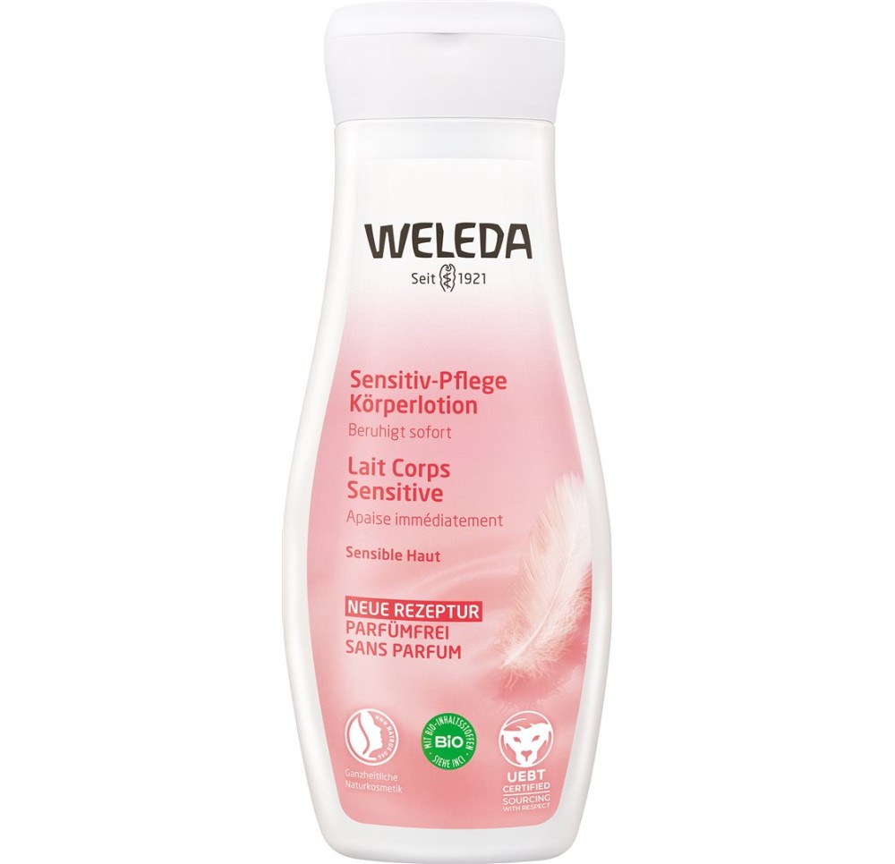 WELEDA lait corps sensitive fl 200 ml