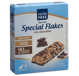 NUTRIFREE barres flakes choco s gluten 5 x 24.8 g