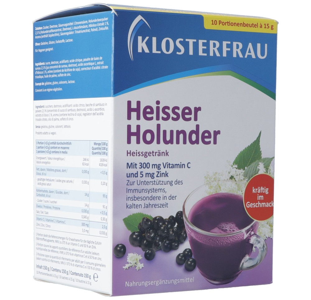 KLOSTERFRAU sureau chaud 10 sach 15 g