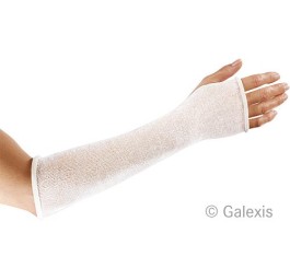 TG band tubulaire 3cmx20m blanc rouleau