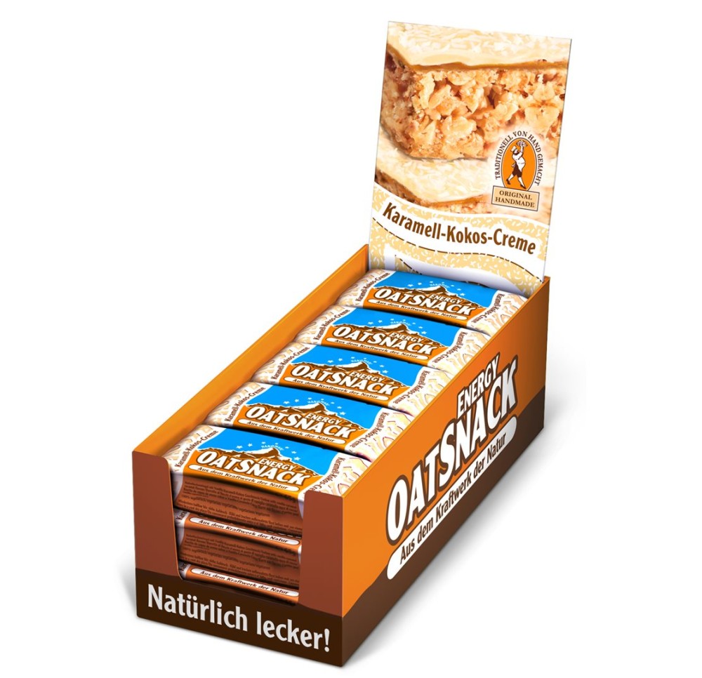 OATSNACK Energy Karamell-Kokos-Creme 15 x 65 g