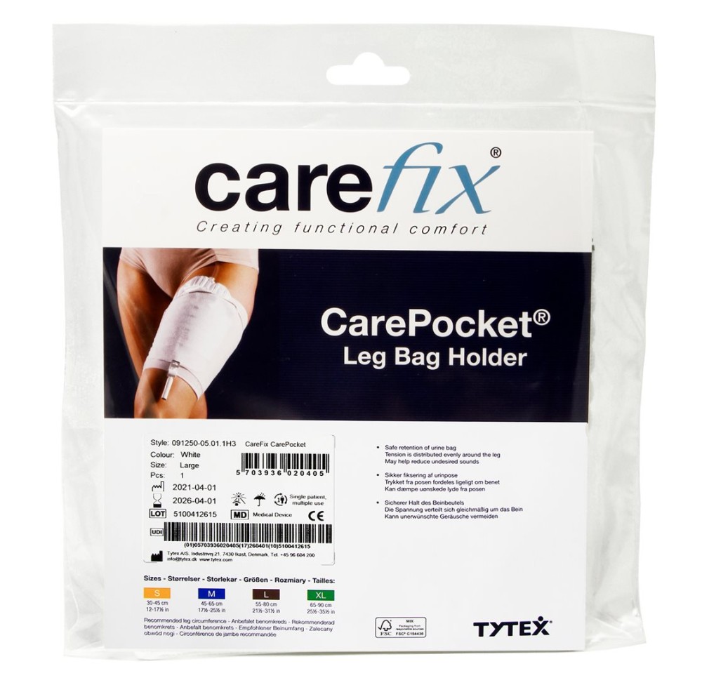 CAREFIX fixation poche à jambe S 30-45cm sach