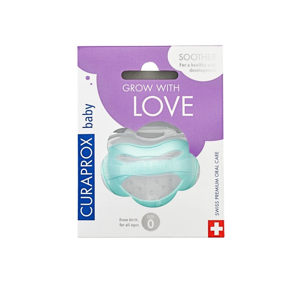 CURAPROX baby sucette Gr0 turquoise