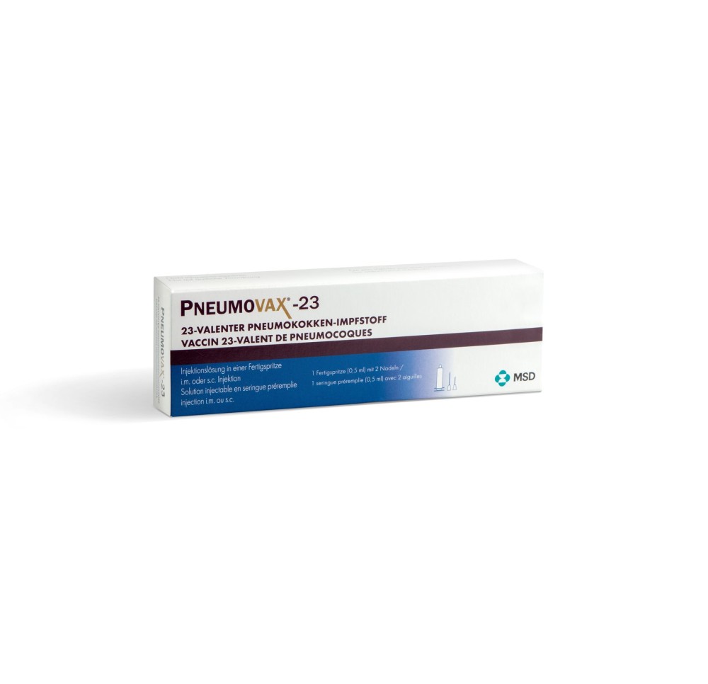 PNEUMOVAX 23 sol inj ser pré 0.5 ml