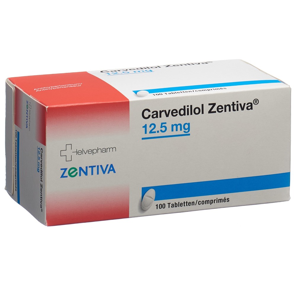 CARVEDILOL Zentiva cpr 12.5 mg 100 pce