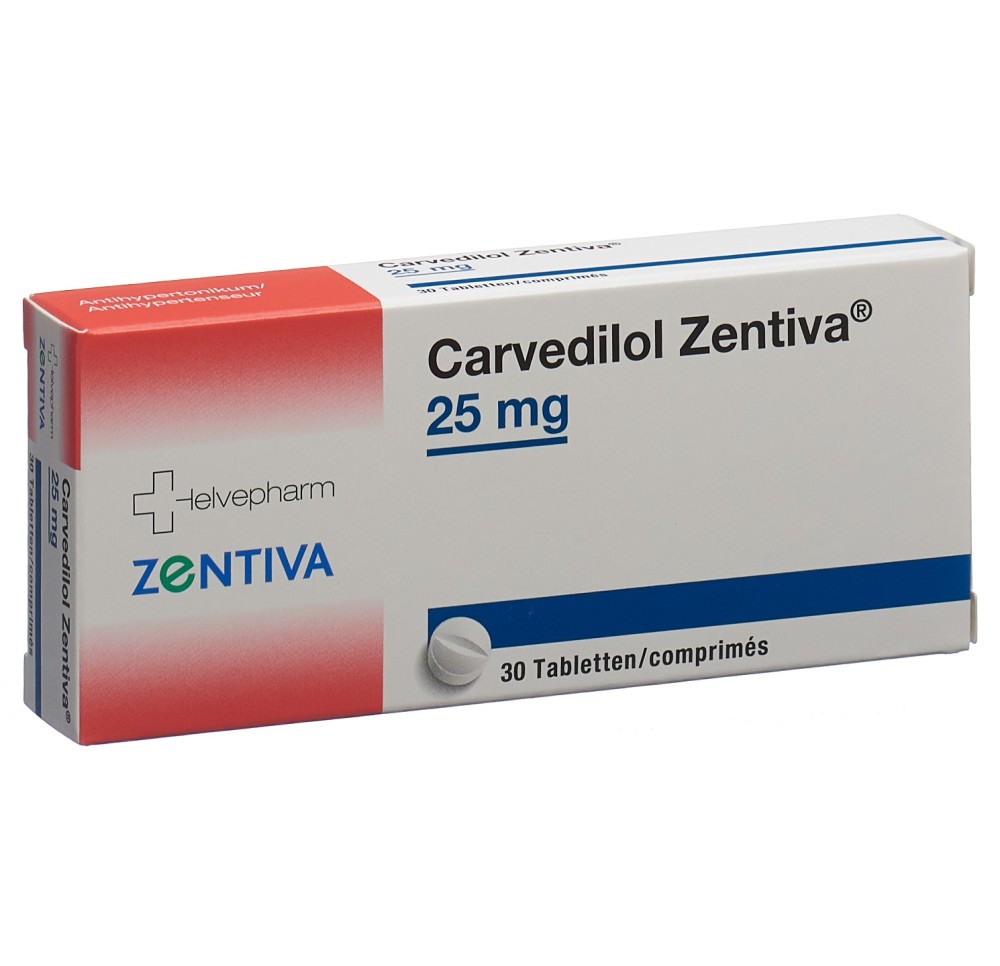 CARVEDILOL Zentiva cpr 25 mg 30 pce