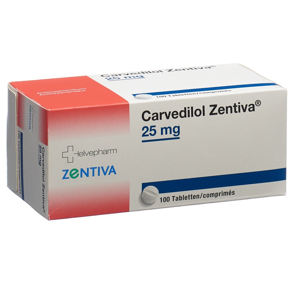 CARVEDILOL Zentiva cpr 25 mg 100 pce