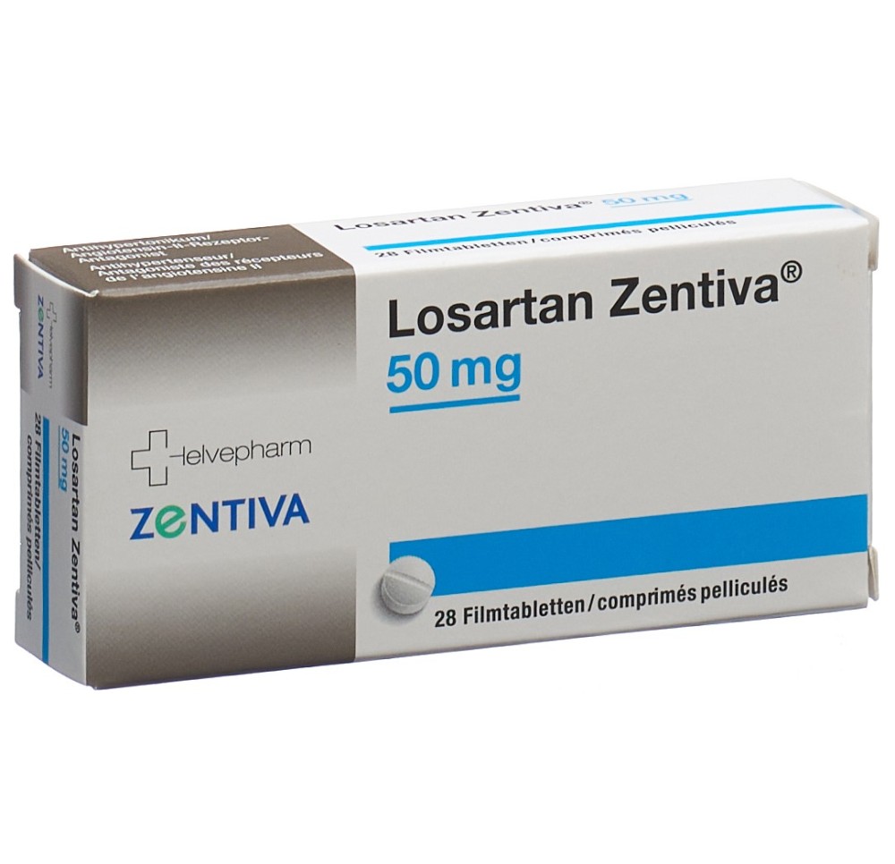 LOSARTAN Zentiva cpr pell 50 mg 28 pce