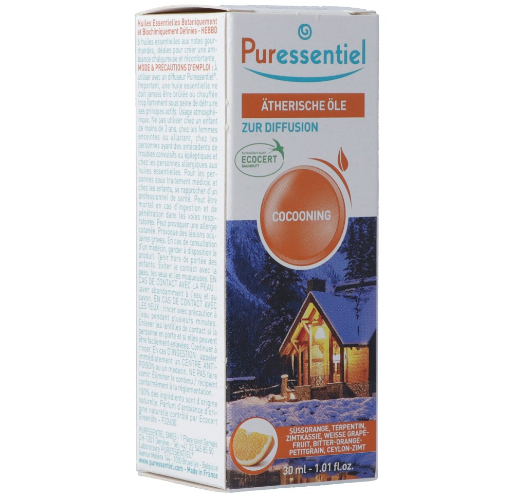 PURESSENTIEL diffuse cocooning hui ess diff 30 ml