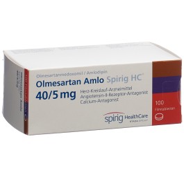 OLMESARTAN AMLO Spirig HC cpr pell 40/5mg 100 pce