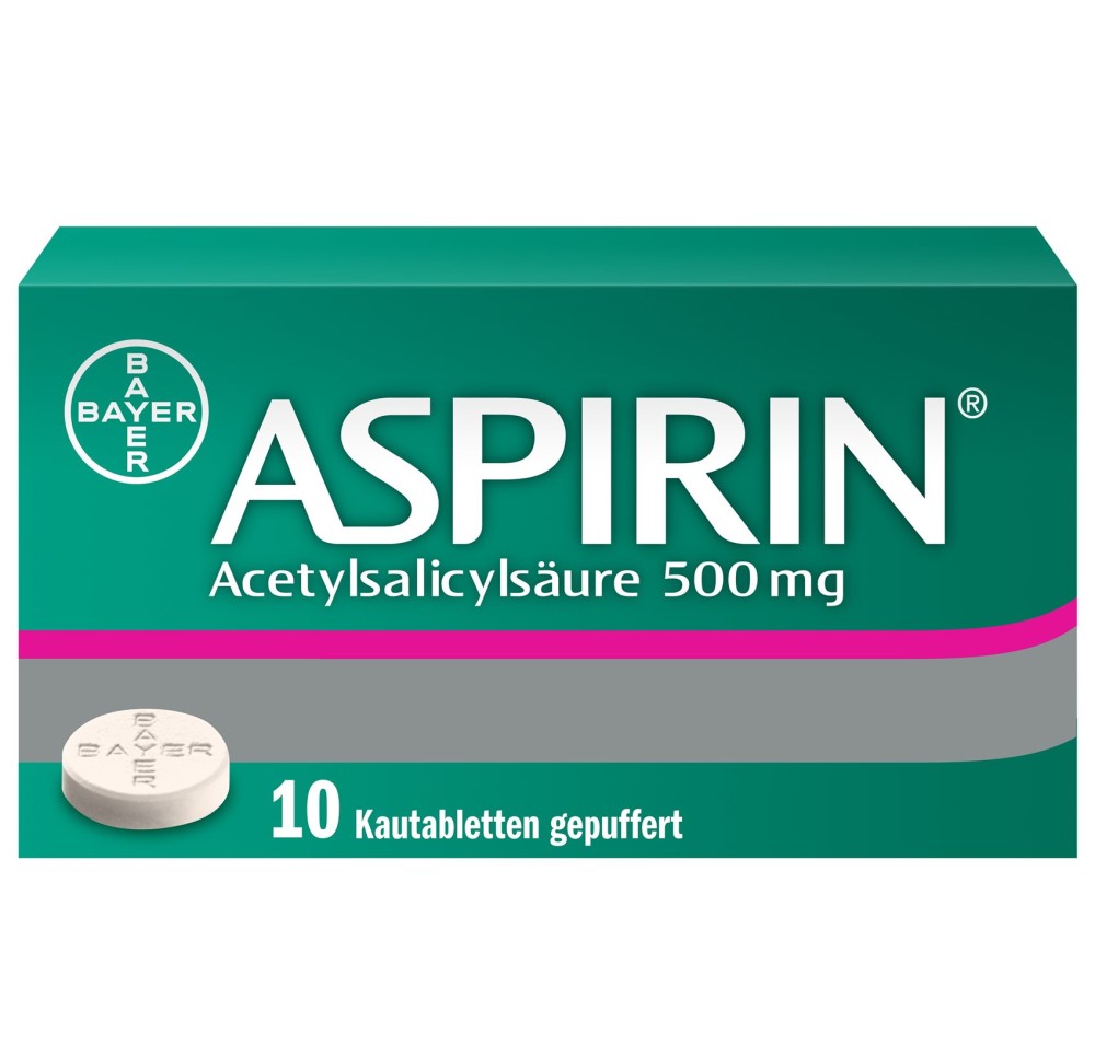 ASPIRINE cpr croquer 500 mg 10 pce