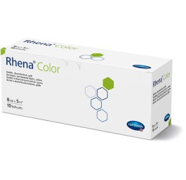 RHENA Color bandes élast 8cmx5m jaune ouv 10 pce
