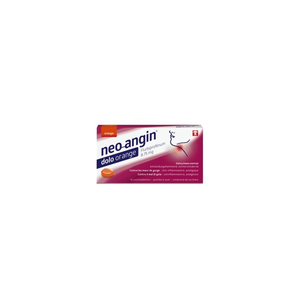 NEO-ANGIN dolo cpr sucer 8.75 mg orange 16 pce