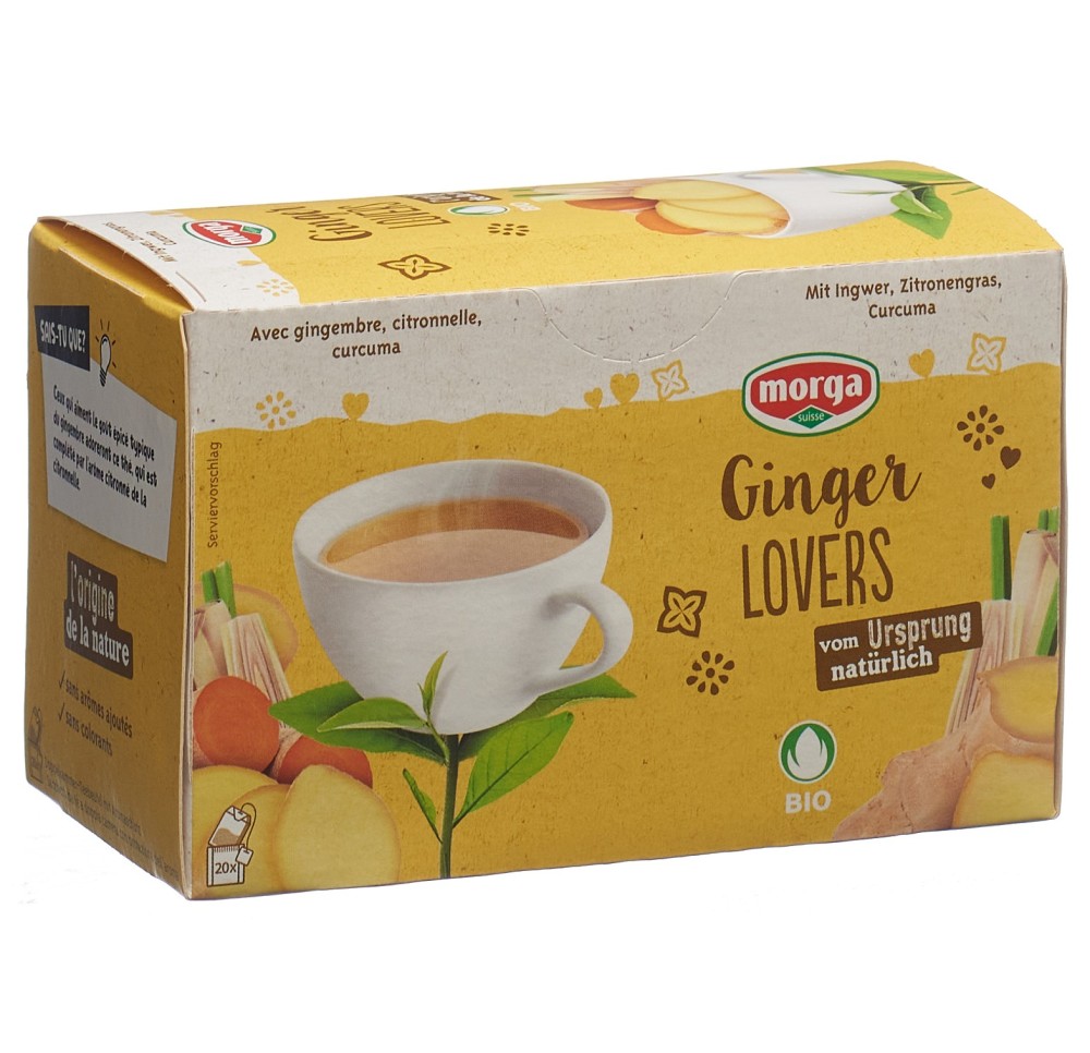 MORGA thé Ginger Lovers a/p bio bourgeon 20 pce