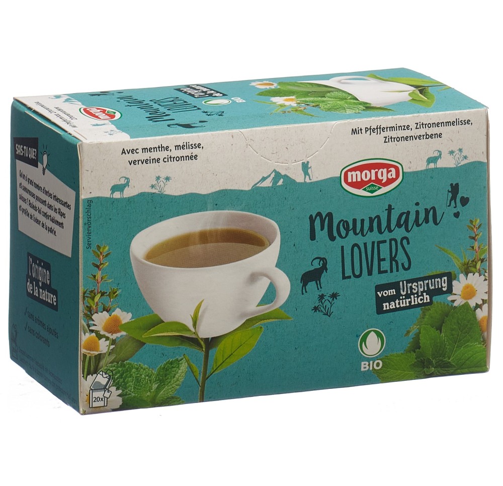 MORGA thé Mountain Lovers a/p bio bourgeon 20 pce
