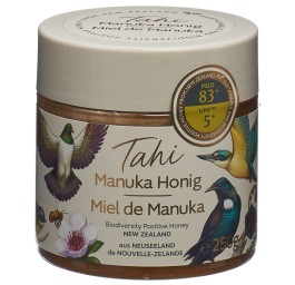 TAHI miel Manuka UMF 5+ MGO 83+ a/f pot 250 g