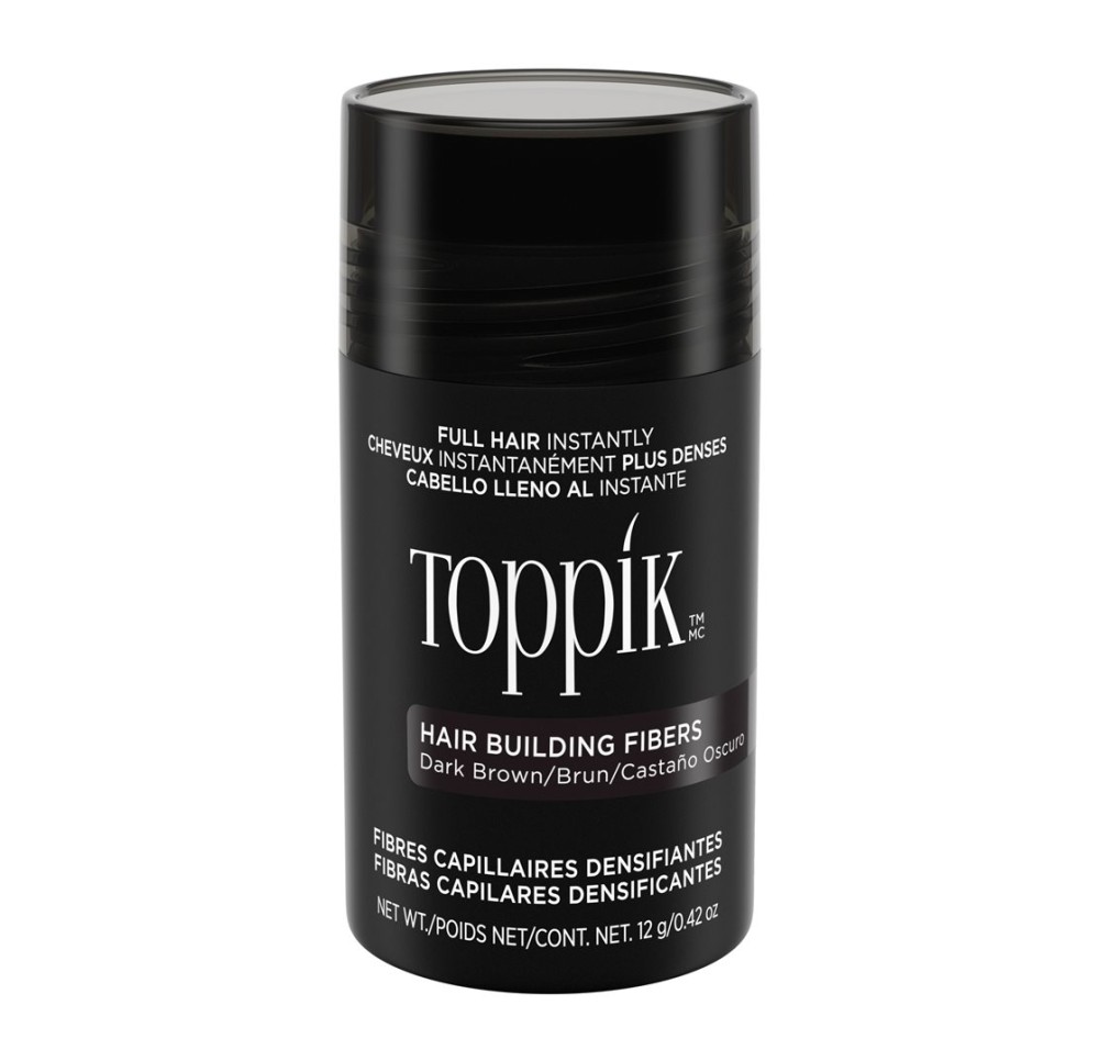 TOPPIK fibres capillaires dark brown bte 12 g
