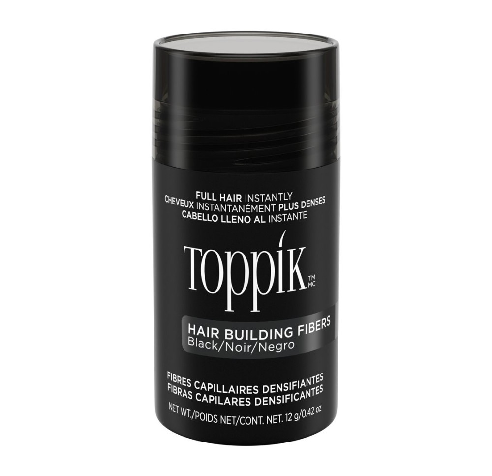 TOPPIK fibres capillaires black bte 12 g