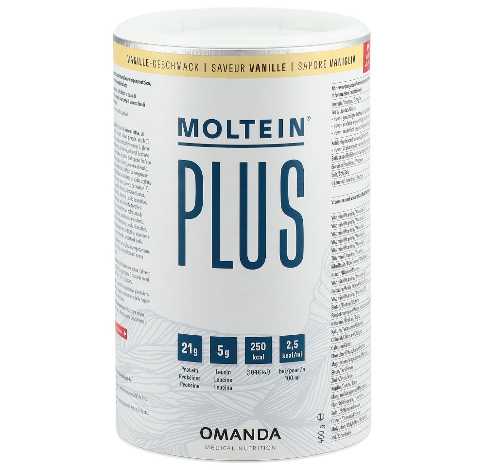 MOLTEIN PLUS 2.5 vanille bte 400 g