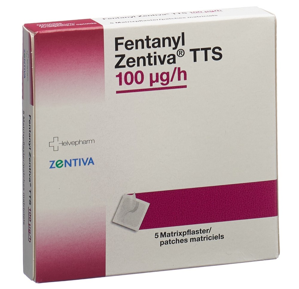 FENTANYL Zentiva TTS patch mat 100 mcg/h 5 pce