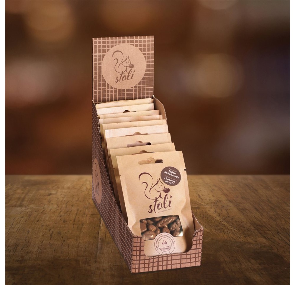 STOLI mélange de noix chocolat au lait 10 x 28 g