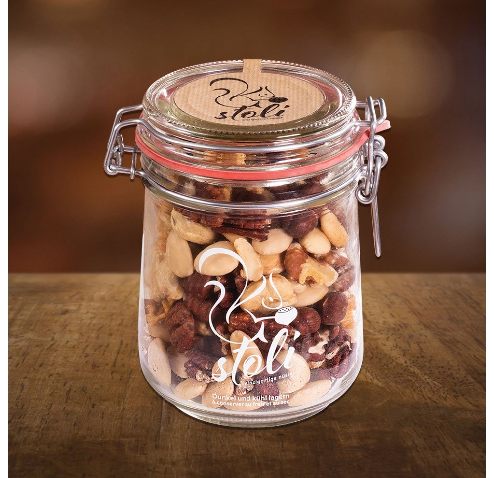 STOLI bocal couvercle apéro-mix non salé 375 g