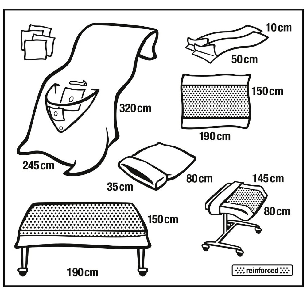FOLIODRAPE Protect Set Arthroscopie IV 4 pce