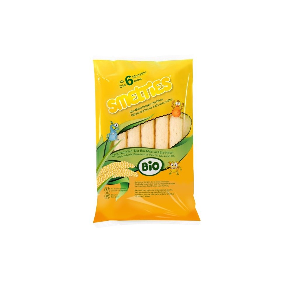 SMELTIES bâtons de maïs bio avec millet sach 30 g