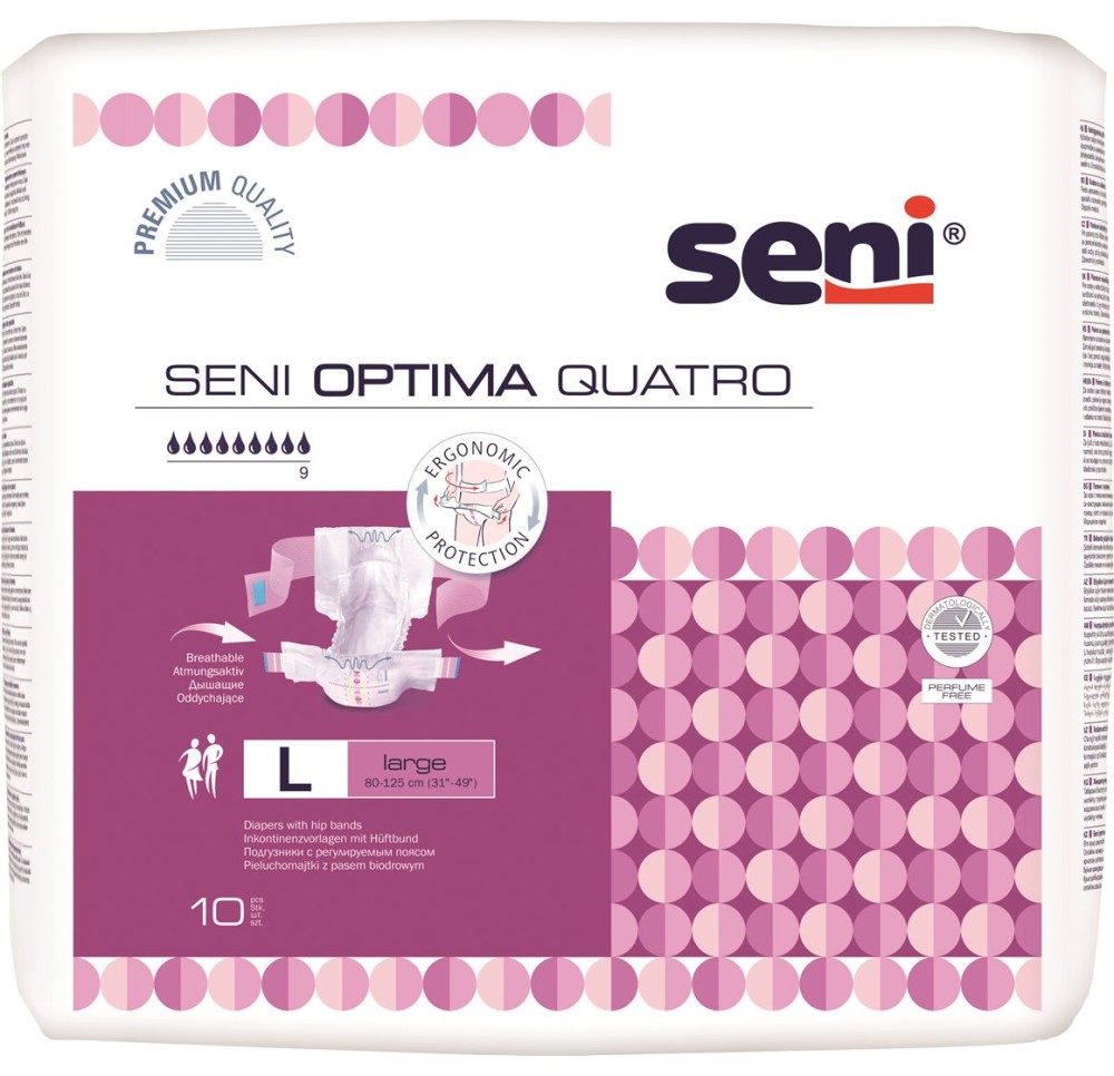 SENI Optima Quatro L 6 x 10 pce