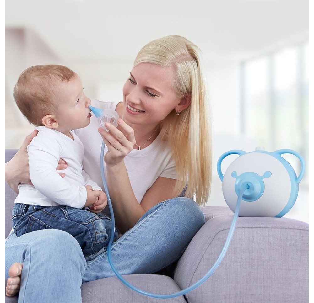NOSIBOO Pro aspirateur nasal électrique bleu box