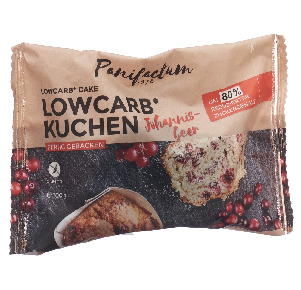 PANIFACTUM Lowcarb gâteau groseilles s glu 100 g