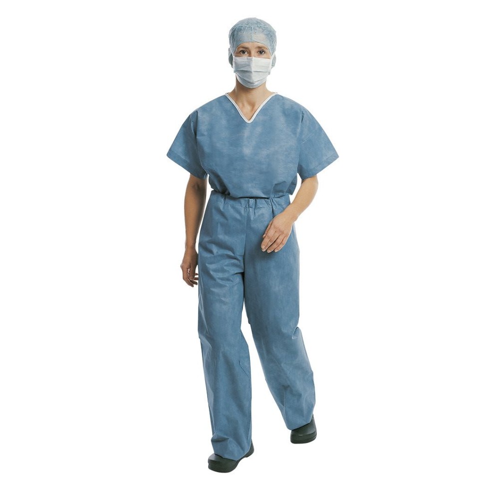 FOLIODRESS tenue de bloc opératoire M vert 50 pce